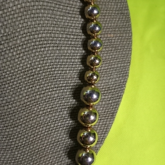 Napier goldtone beaded decorative necklace - Picture 3 of 7